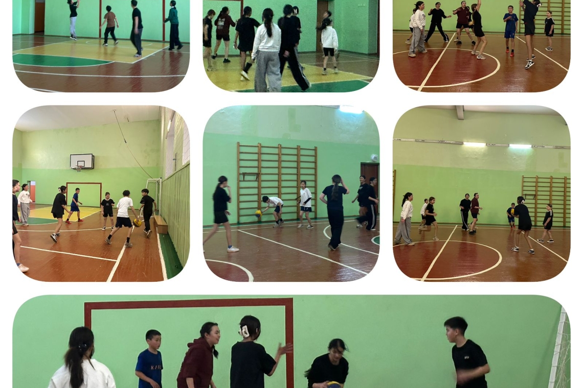 Қысқы демалыс уақытында  7–9 сынып оқушылары арасында баскетболдан жарыс 